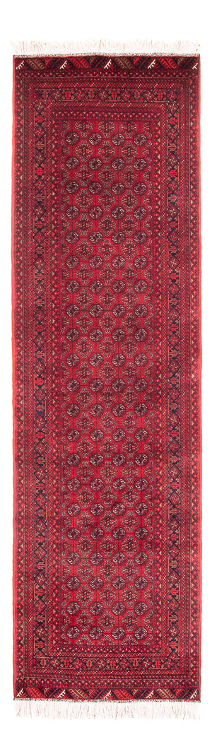 Runner Afghansk matta - Bukhara - 290 x 80 cm - röd