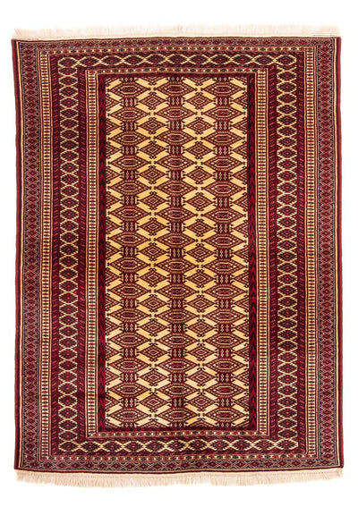 Turkaman-matta 128x176cm - Oriental Carpet - beige
