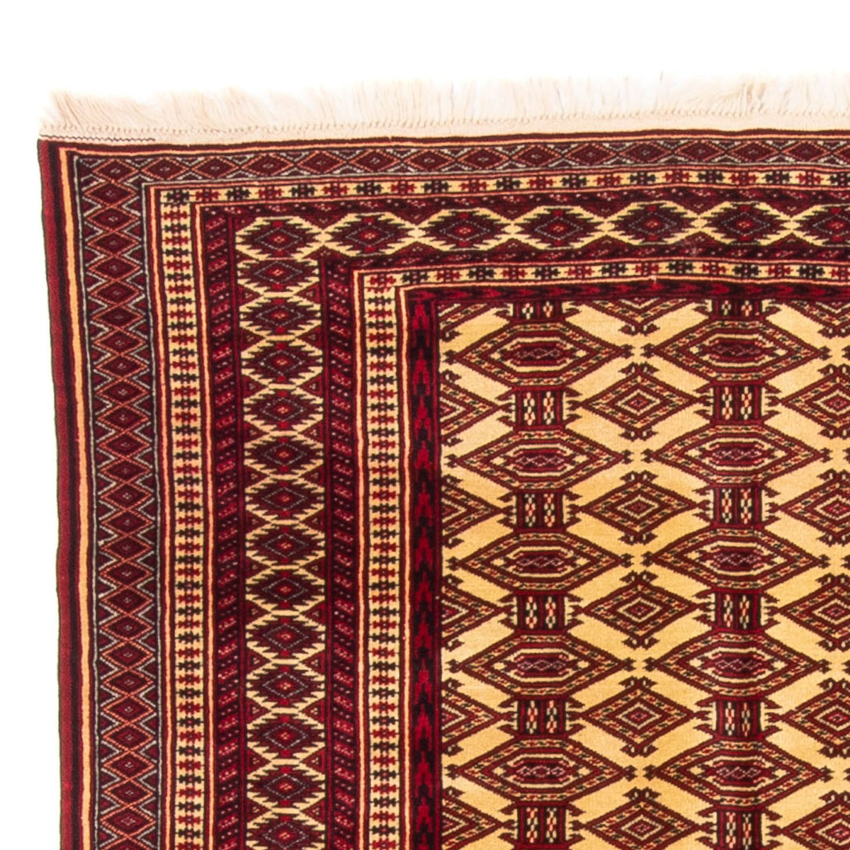 Turkaman-matta - 176 x 128 cm - beige