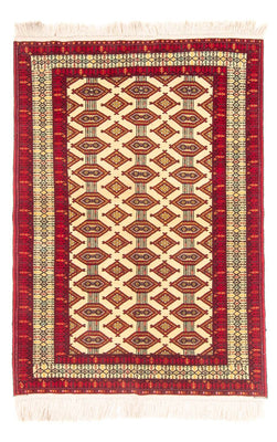 Turkaman-matta - 167 x 120 cm - beige