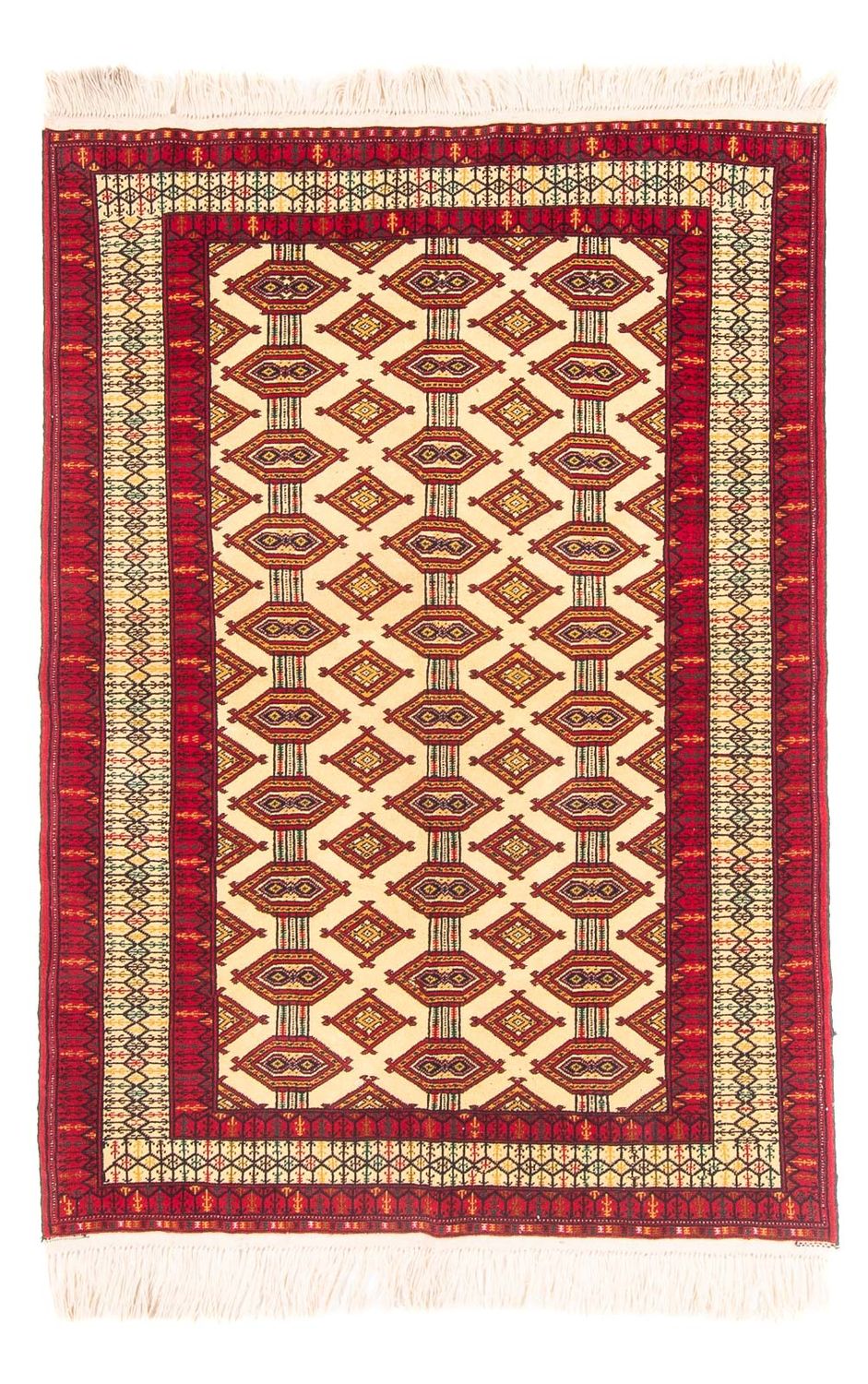 Turkaman-matta - 167 x 120 cm - beige