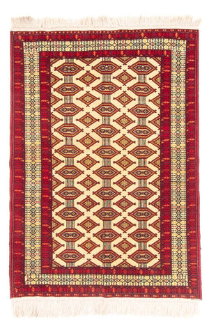 Turkaman-matta - 167 x 120 cm - beige
