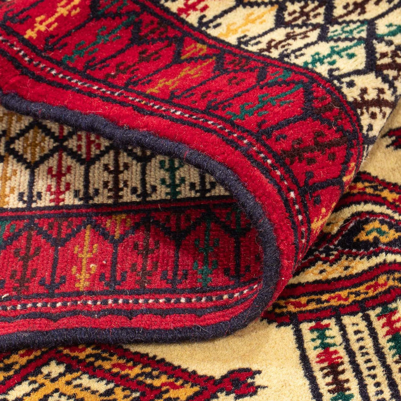 Turkaman-matta - 167 x 120 cm - beige