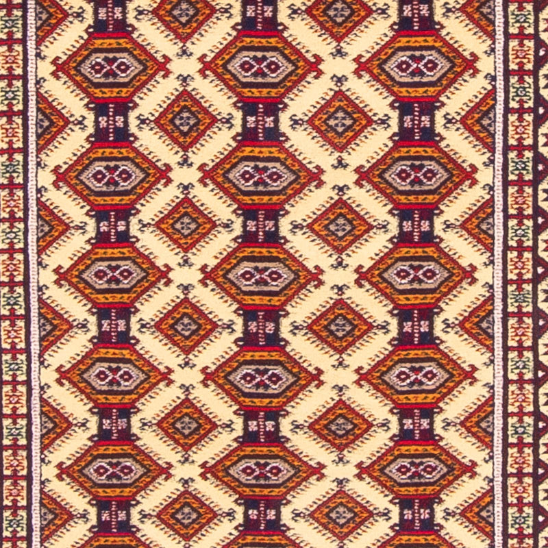 Runner Afghansk matta - 390 x 90 cm - beige