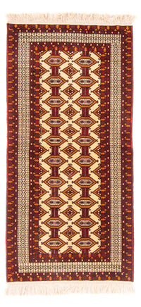 Runner Turkaman-matta - 176 x 85 cm - beige