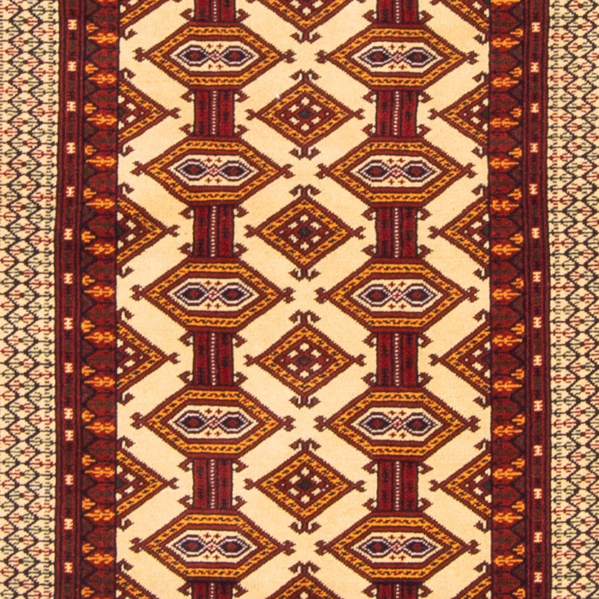 Runner Turkaman-matta - 176 x 85 cm - beige