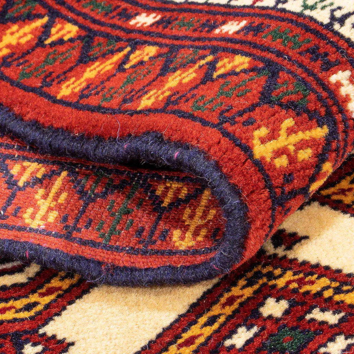 Runner Turkaman-matta - 176 x 85 cm - beige