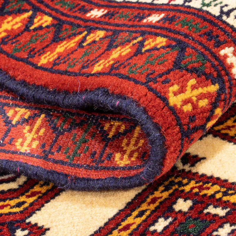 Runner Turkaman-matta - 176 x 85 cm - beige