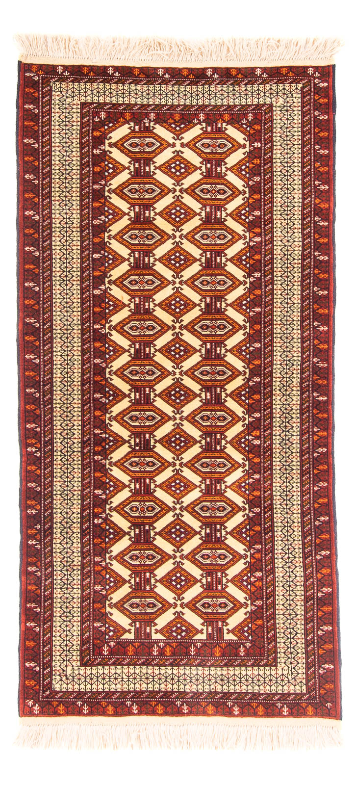 Runner Turkaman-matta - 185 x 85 cm - beige