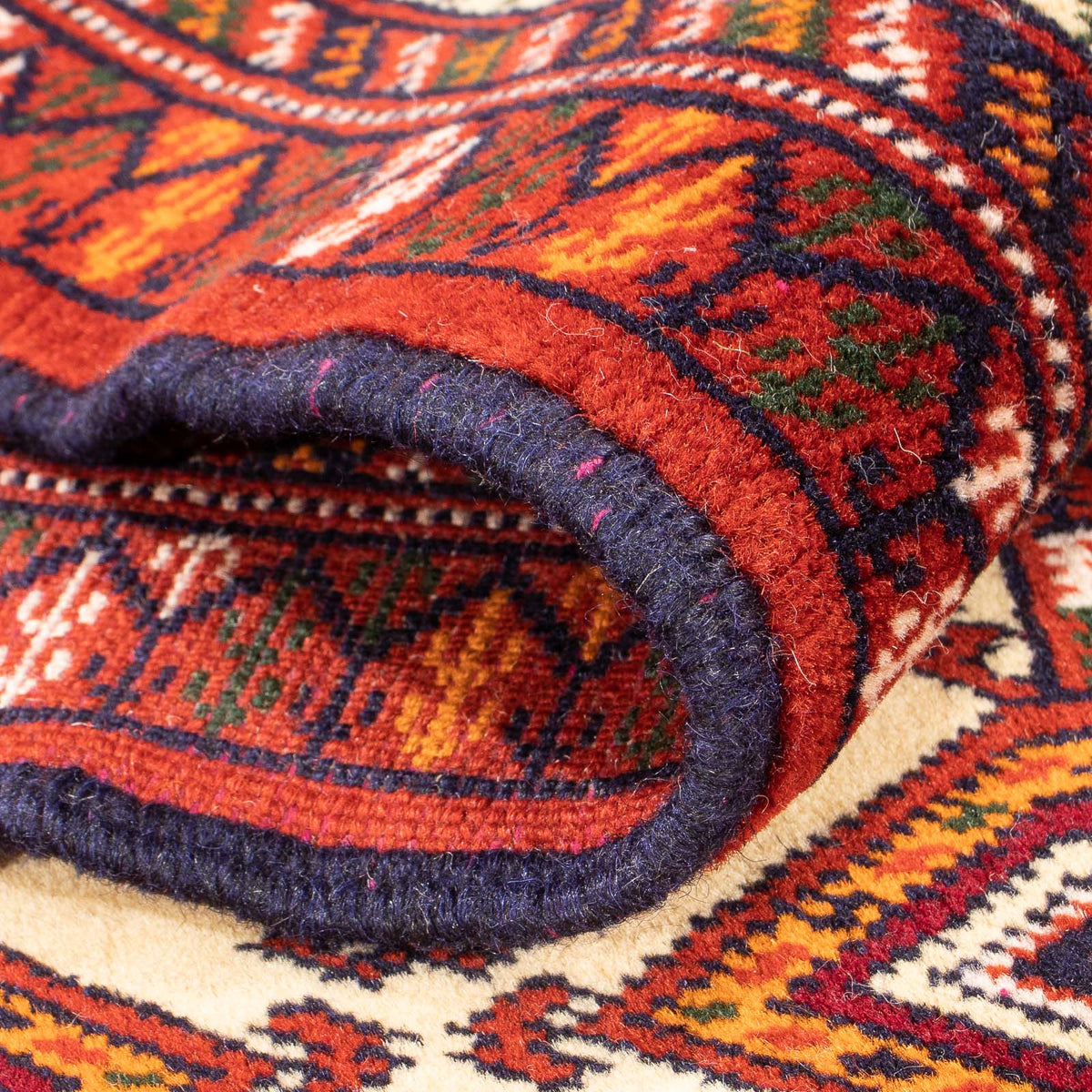 Runner Turkaman-matta - 185 x 85 cm - beige