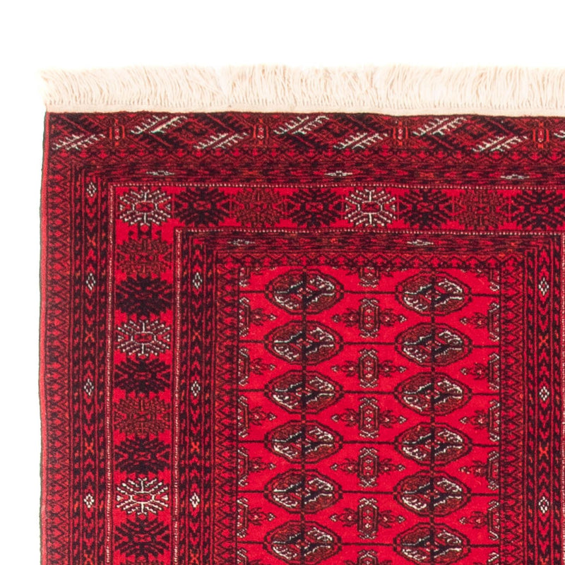 Runner Afghansk matta - Bukhara - 380 x 90 cm - röd