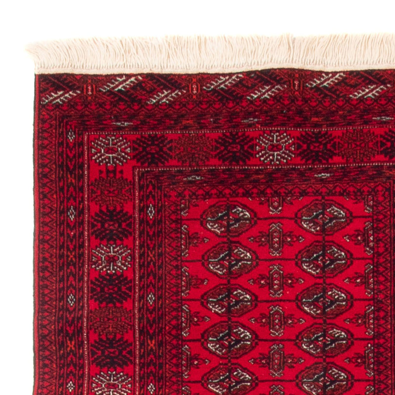 Runner Afghansk matta - Bukhara - 377 x 90 cm - röd