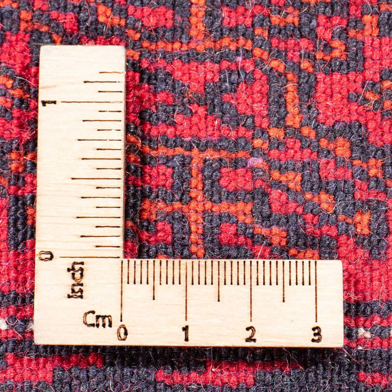 Runner Afghansk matta - Bukhara - 377 x 90 cm - röd