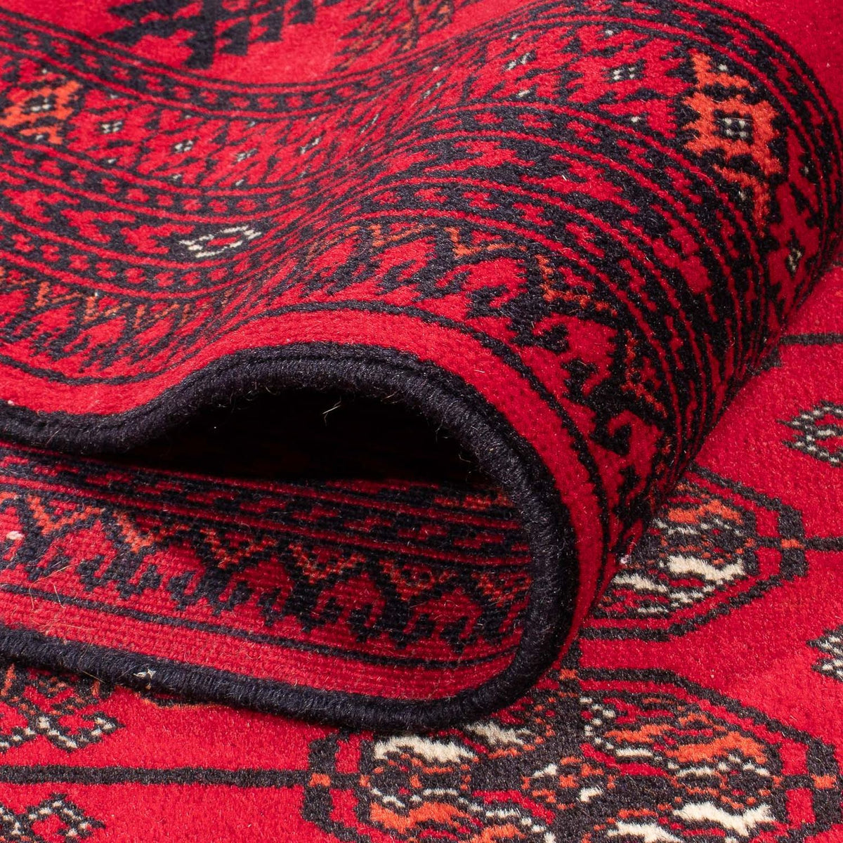 Afghansk matta - Bukhara - 282 x 200 cm - röd