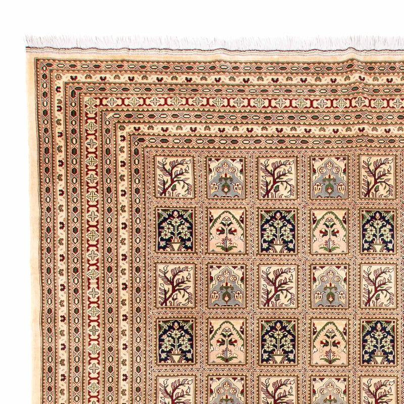 Afghansk matta - 400 x 296 cm - beige
