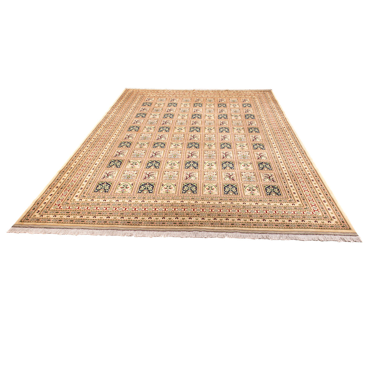 Afghansk matta - 400 x 296 cm - beige
