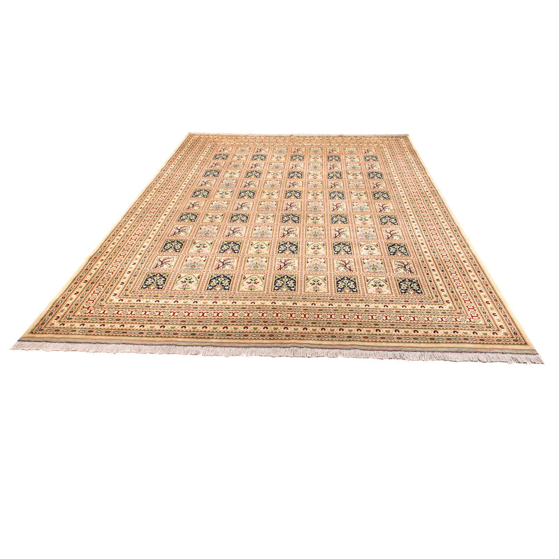 Afghansk matta - 400 x 296 cm - beige