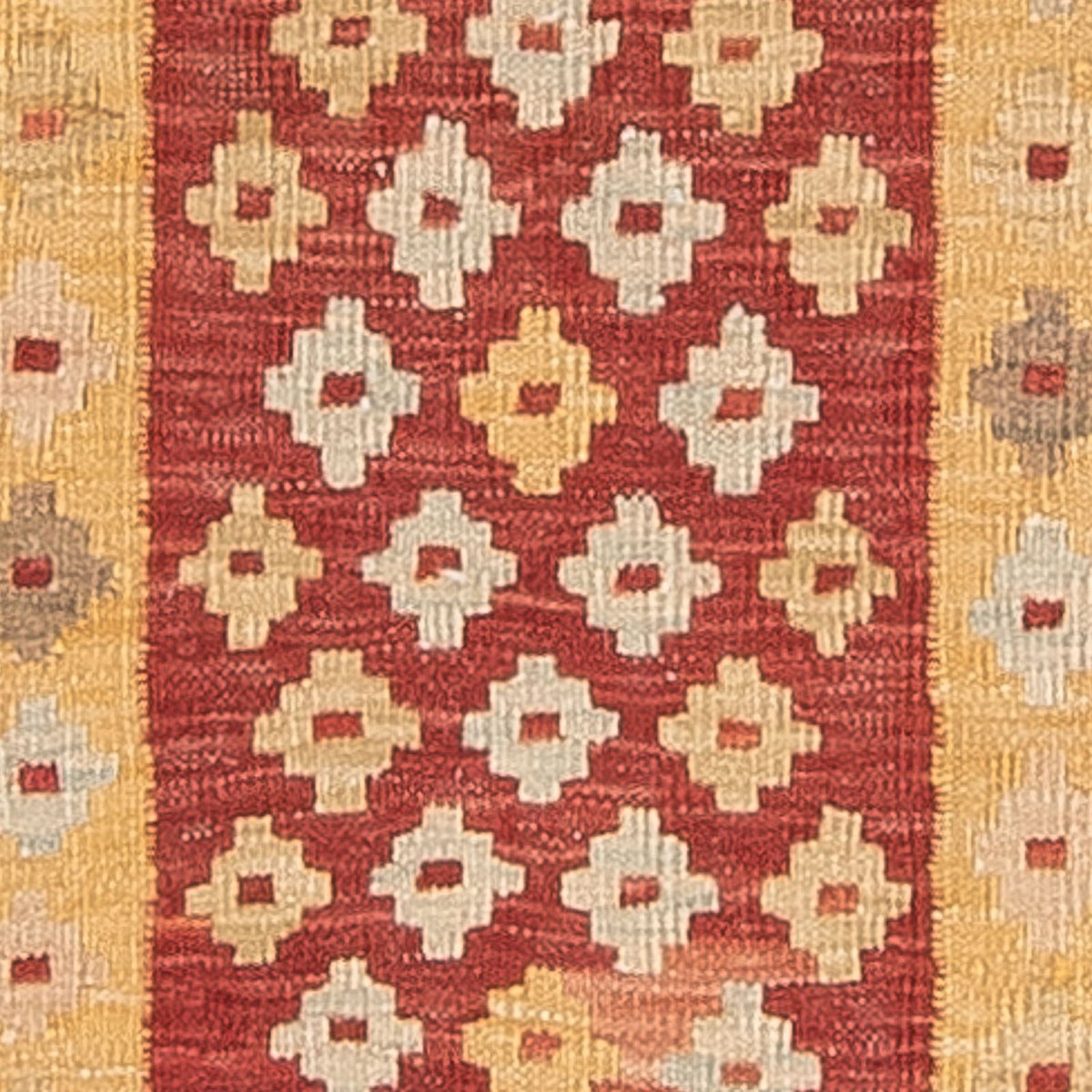 Runner Kelim Carpet - Splash - 197 x 71 cm - flerfärgad