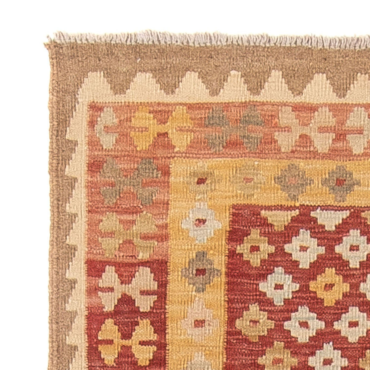 Runner Kelim Carpet - Splash - 197 x 71 cm - flerfärgad