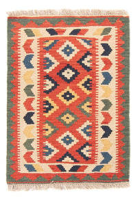 Kelim Carpet - orientalisk matta - 97 x 66 cm - röd