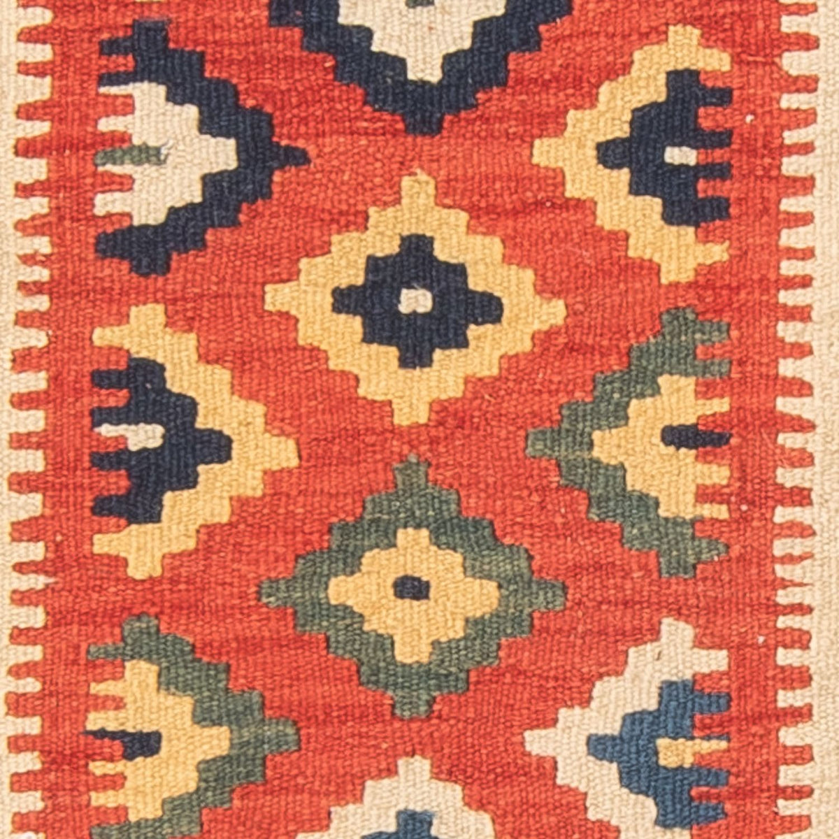 Kelim Carpet - orientalisk matta - 97 x 66 cm - röd