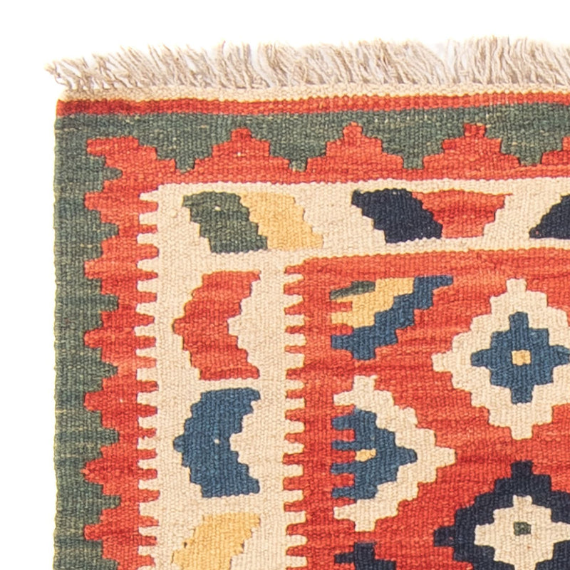 Kelim Carpet - orientalisk matta - 97 x 66 cm - röd