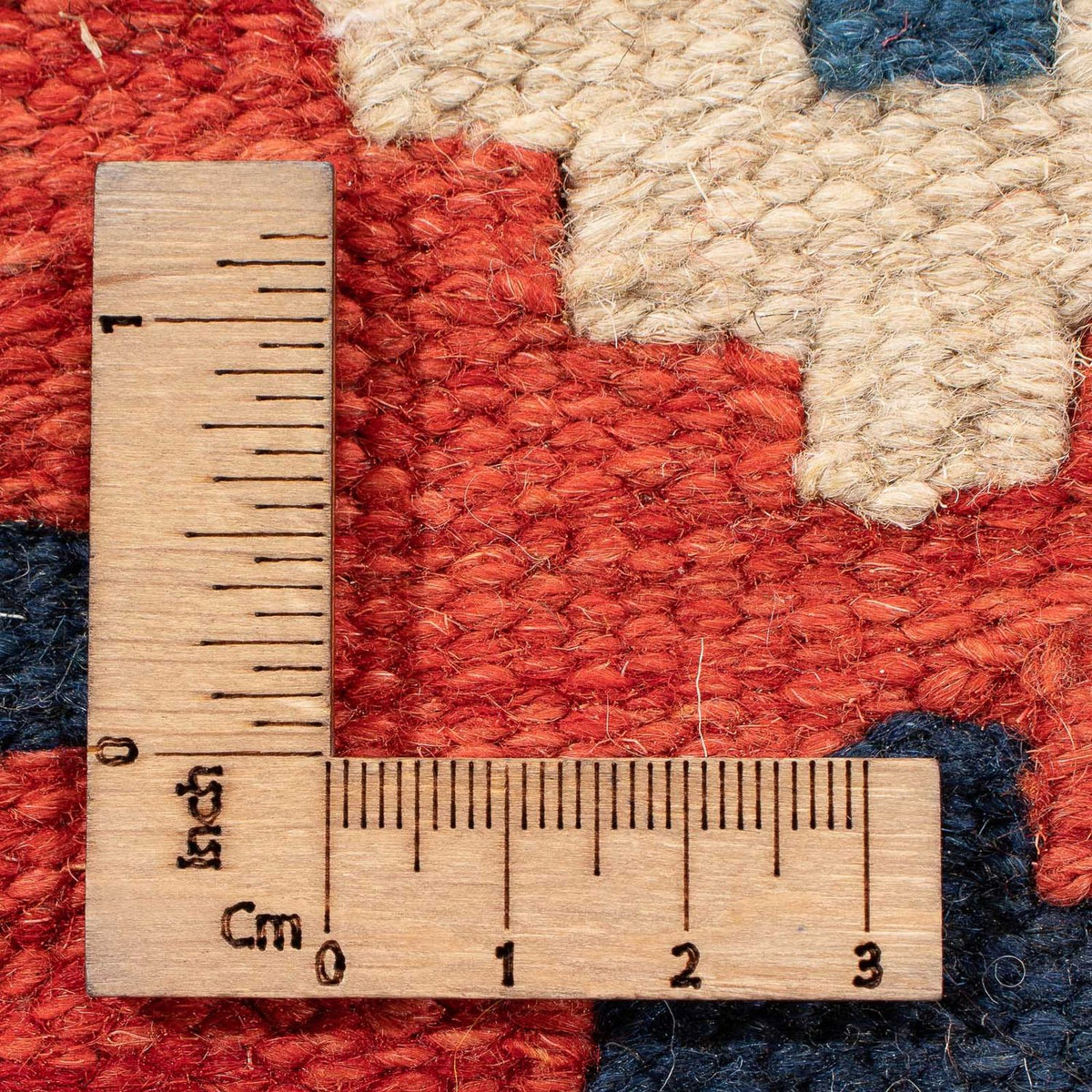 Kelim Carpet - orientalisk matta - 97 x 66 cm - röd