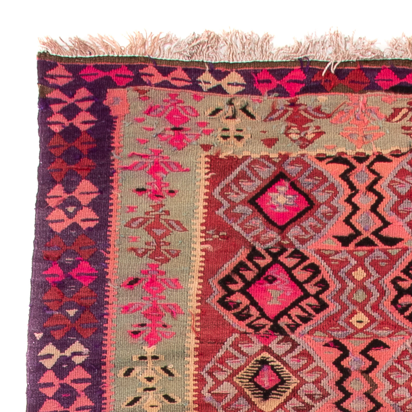 Antikt kilim Mattan 374x129cm