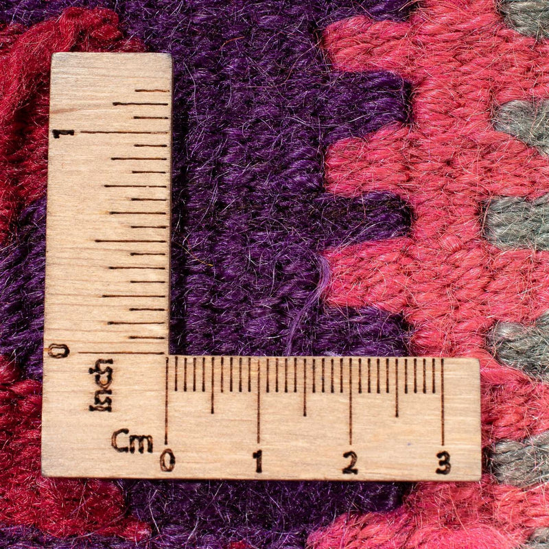 Runner Kelim-matta - gammal - 374 x 129 cm - flerfärgad