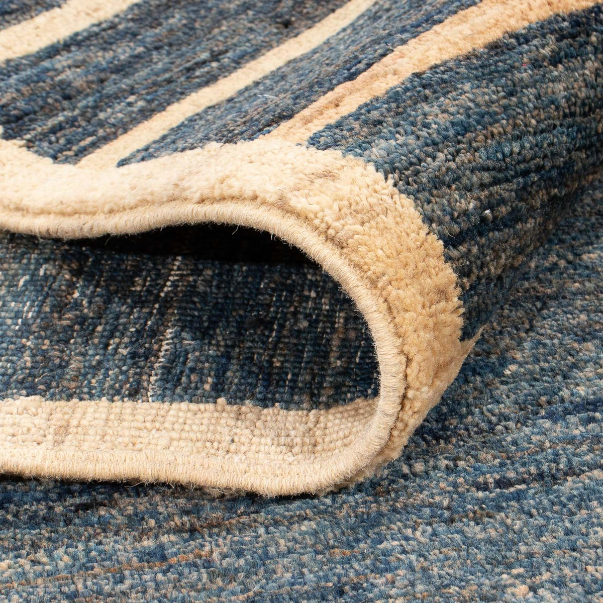 Ziegler Carpet - Modern kvadrat  - 215 x 197 cm - blå