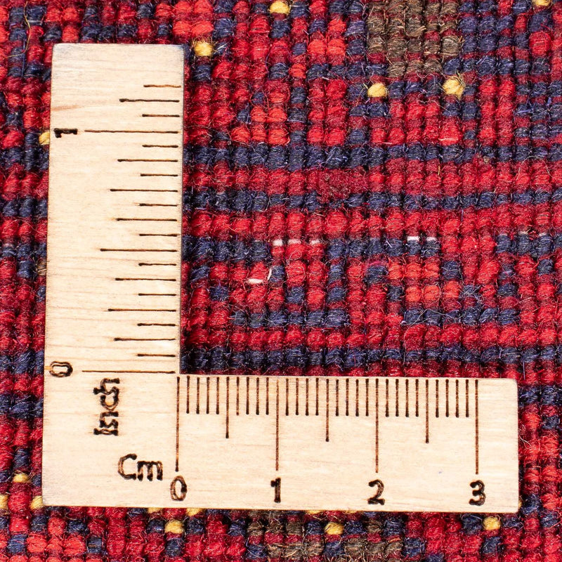 Afghansk matta - 193 x 148 cm - röd