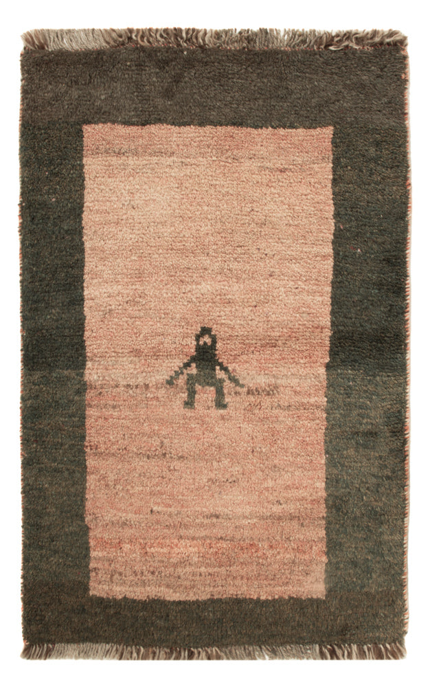 Gabbeh-matta - persisk - 82 x 56 cm - beige