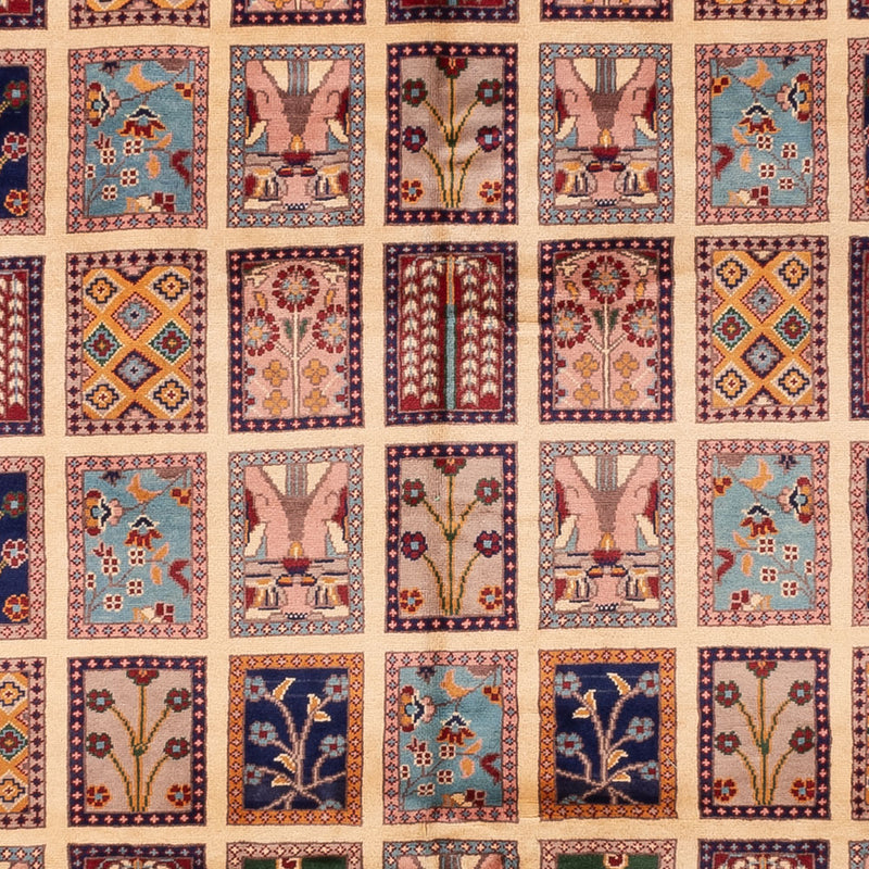 Afghansk matta - 360 x 248 cm - flerfärgad