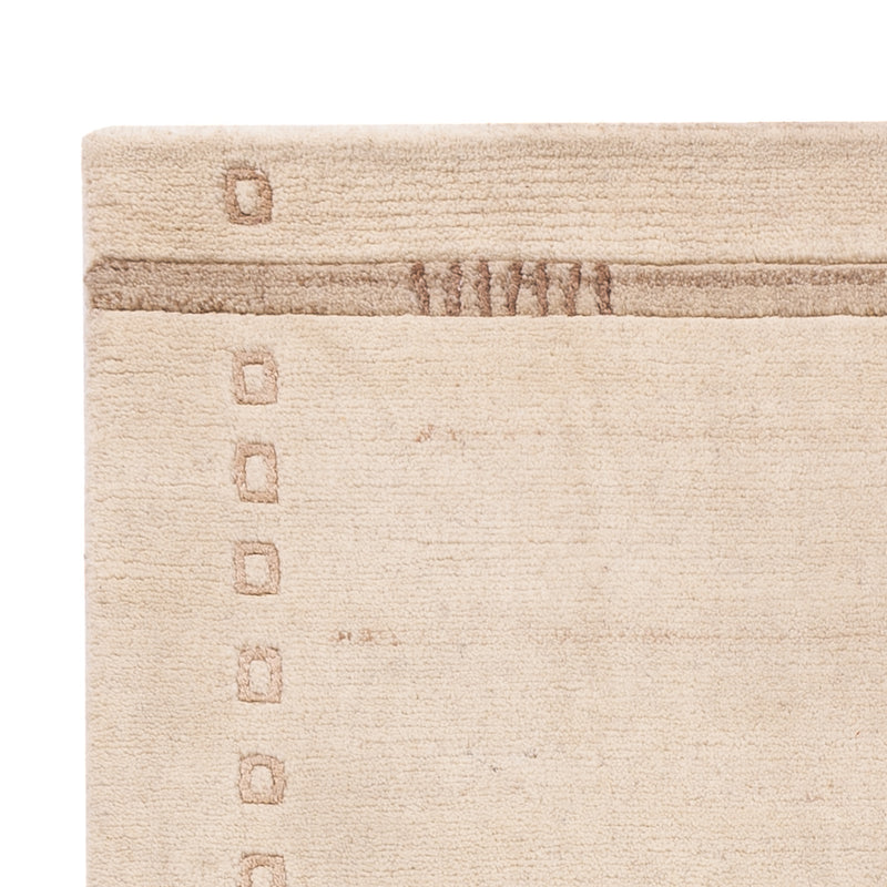 Runner Nepal mattan - 155 x 91 cm - grädde