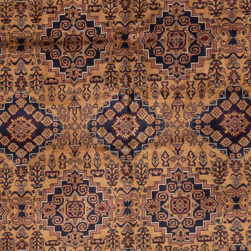 Afghansk matta - Bukhara - 344 x 246 cm - mörk beige