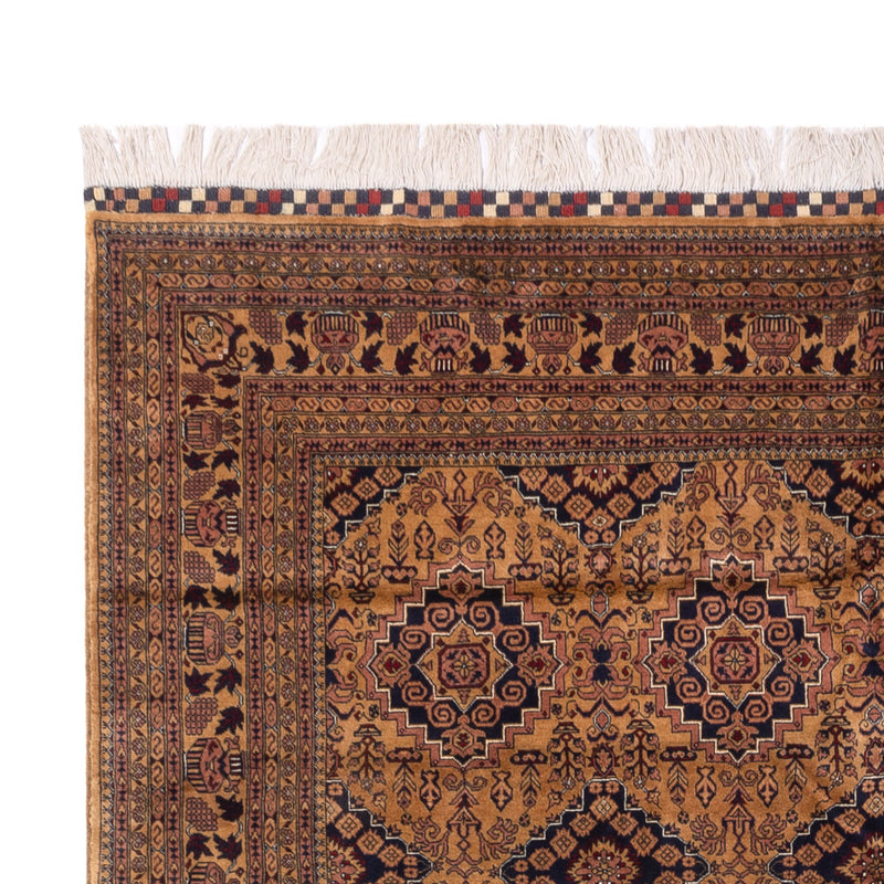 Afghansk matta - Bukhara - 344 x 246 cm - mörk beige