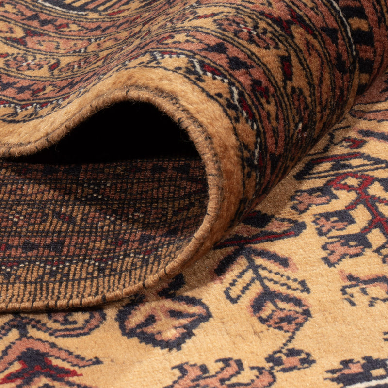 Afghansk matta - Bukhara - 344 x 246 cm - mörk beige