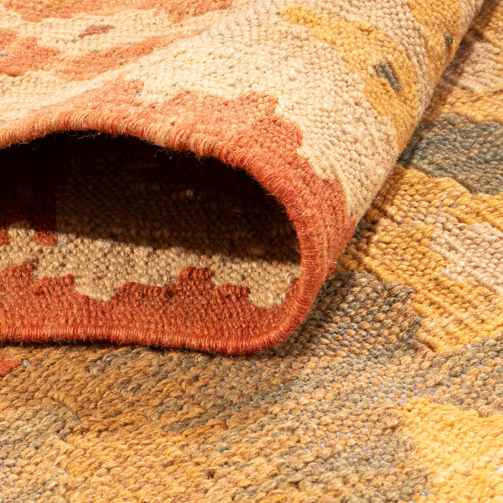 Runner Kelim Carpet - Splash - 315 x 95 cm - flerfärgad