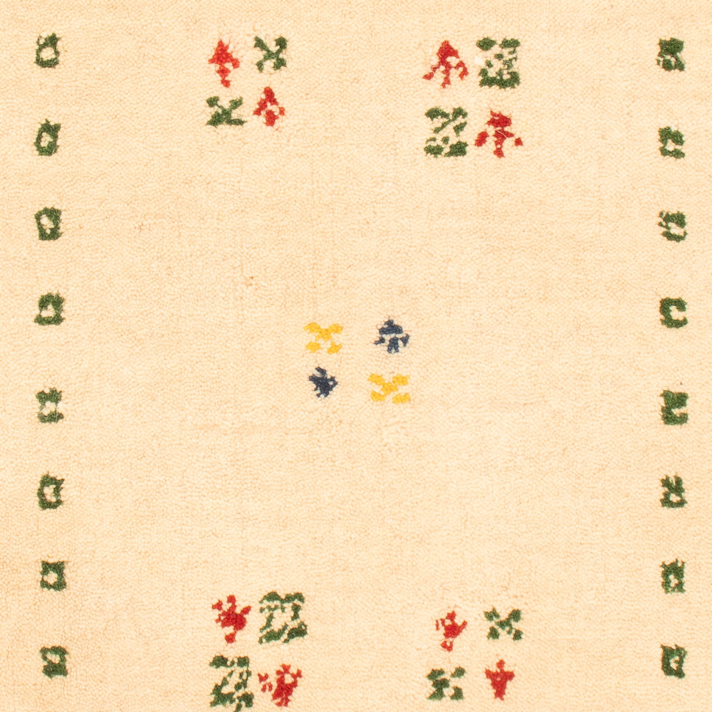 Gabbeh matta - Loribaft Softy - 90 x 60 cm - beige