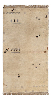 Gabbeh-matta - Indus - 160 x 90 cm - beige