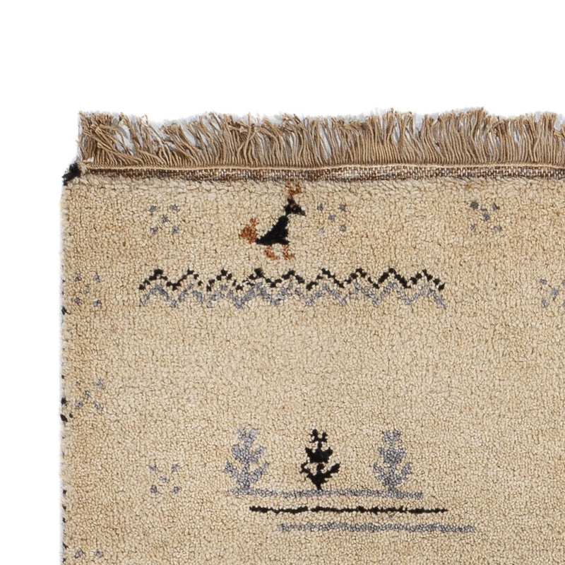 Gabbeh-matta - Indus - 160 x 90 cm - beige