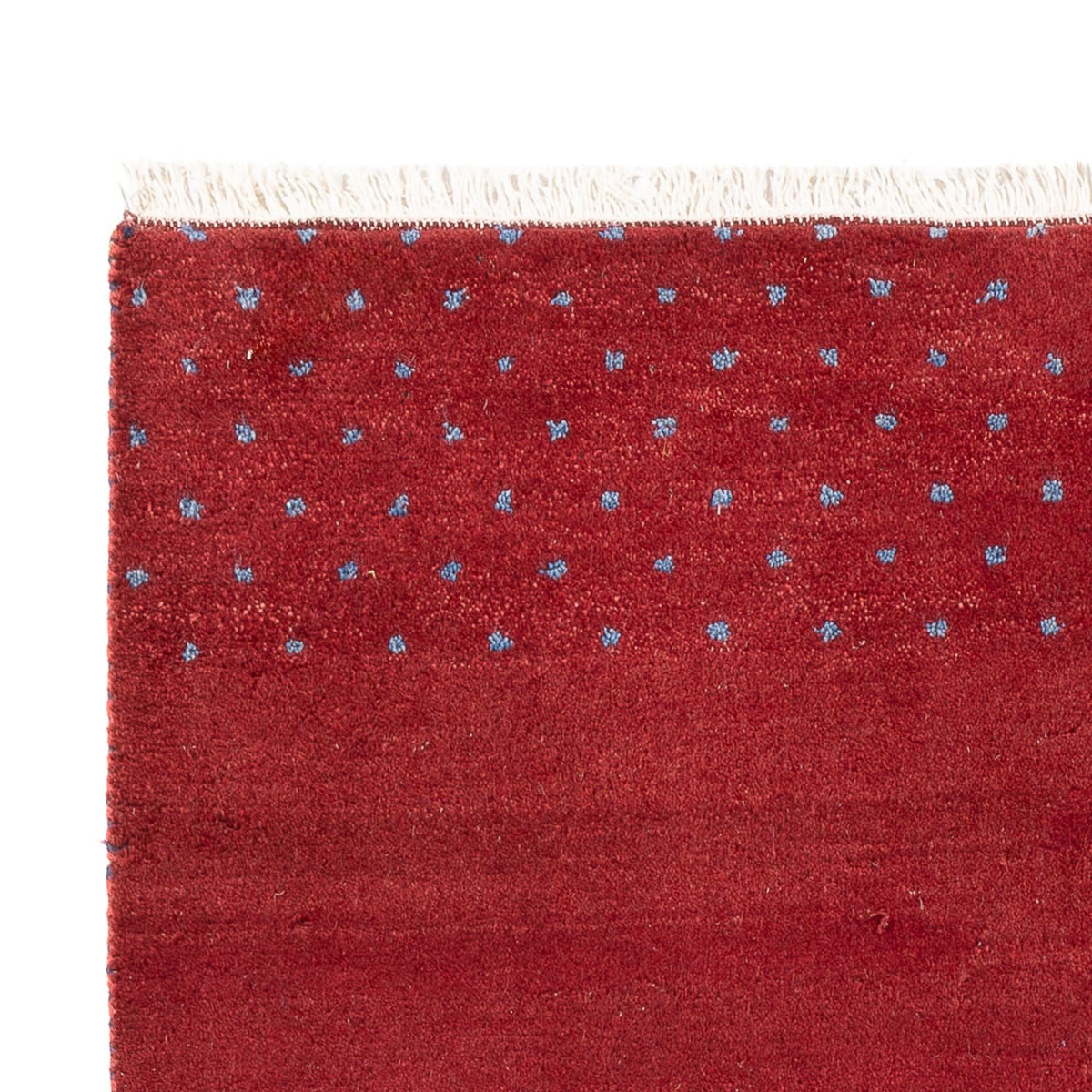 Gabbeh-matta - Indus - 180 x 120 cm - bordeaux röd