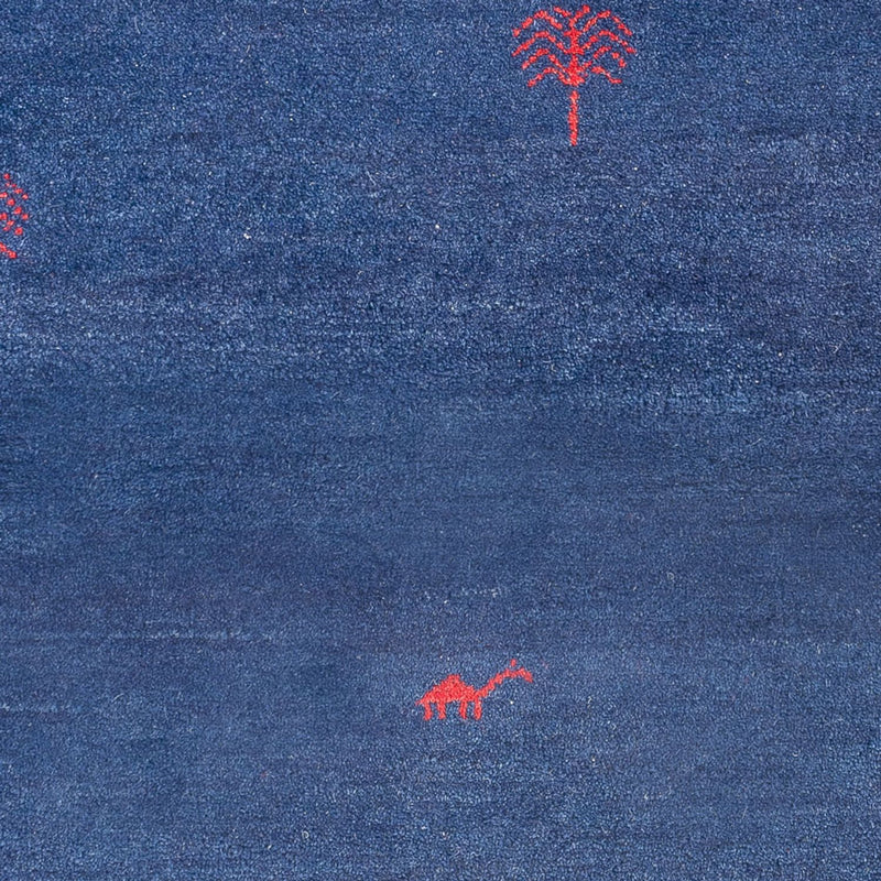 Gabbeh-matta - Indus - 180 x 120 cm - mörkblå