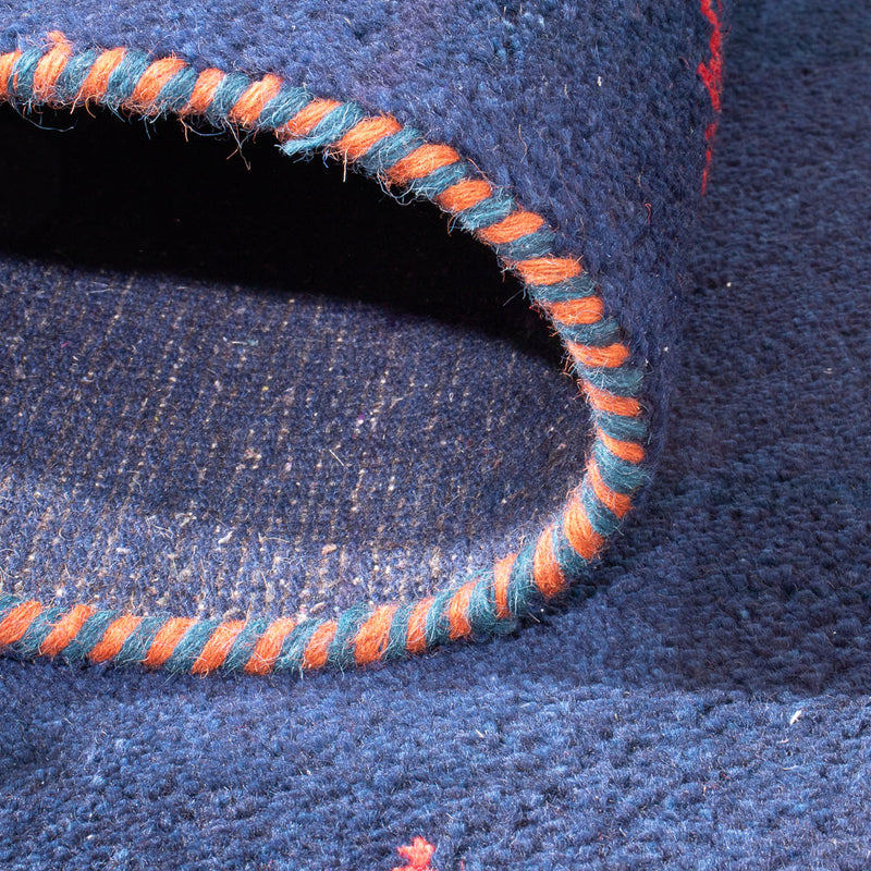 Gabbeh-matta - Indus - 180 x 120 cm - mörkblå