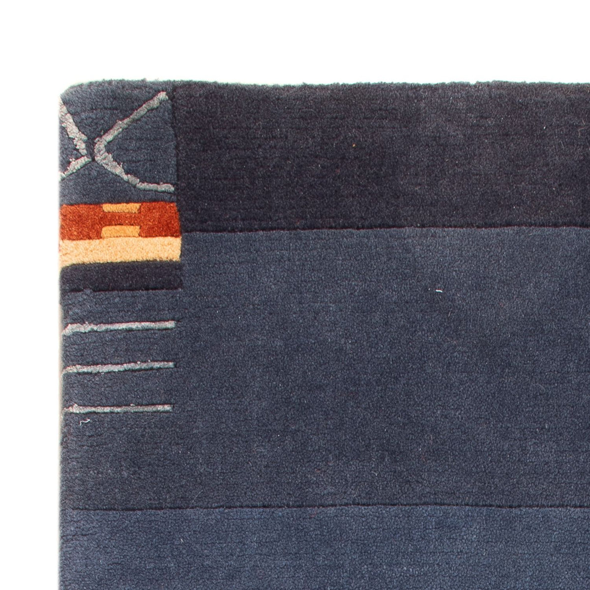 Nepal mattan - 90 x 60 cm - mörkblå