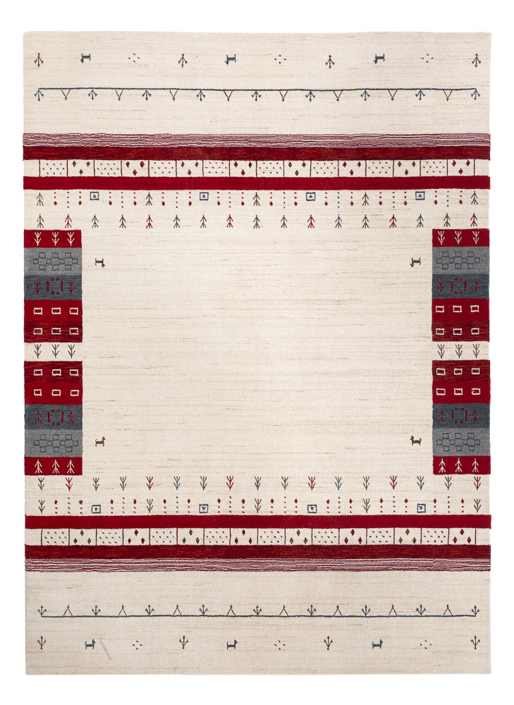 Gabbeh matta - Loribaft Softy - 240 x 170 cm - flerfärgad