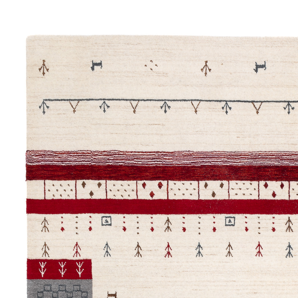 Gabbeh matta - Loribaft Softy - 240 x 170 cm - flerfärgad