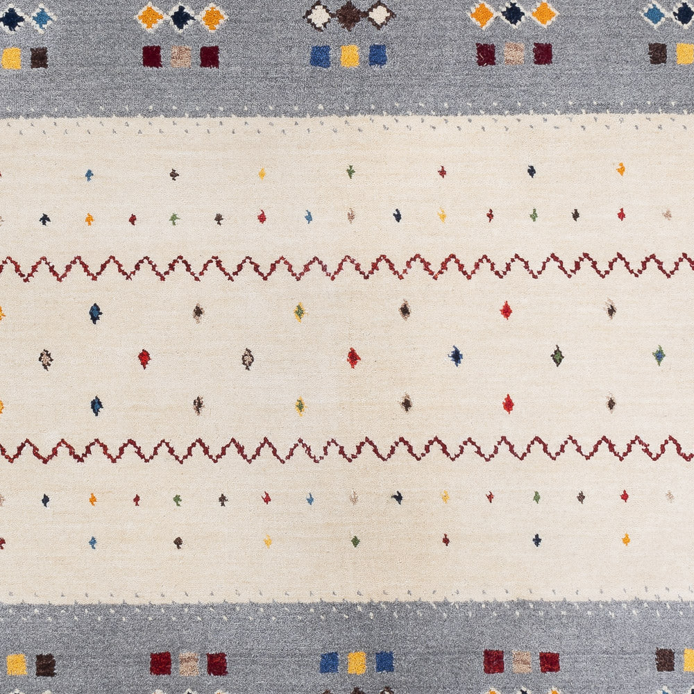 Gabbeh matta - Loribaft Softy - 240 x 170 cm - flerfärgad