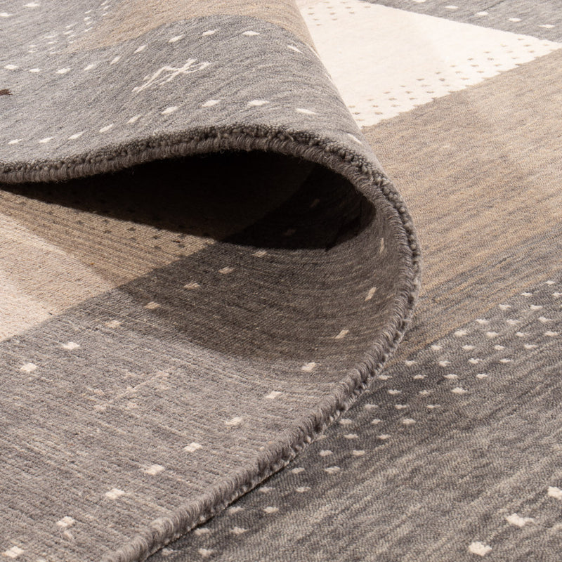 Gabbeh matta - Loribaft Softy - 240 x 170 cm - grått