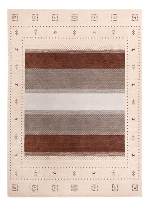 Gabbeh matta - Loribaft Softy - 240 x 170 cm - ljusbeige